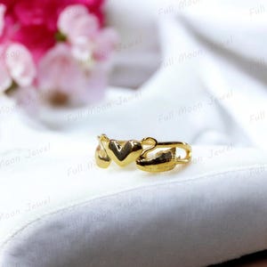 Swan Heart Ring, 14K White Gold or 925 Sterling Silver, Heart Engagement Ring, Animal Ring, Bridal Ring, Love Birds Anniversary Gift