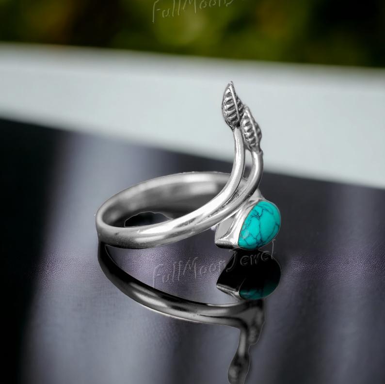 選べる 誕生石 Twisted Band リング ☆GOLD☆ Turquoise Ring - Twisted Gold Band - December Birthstone