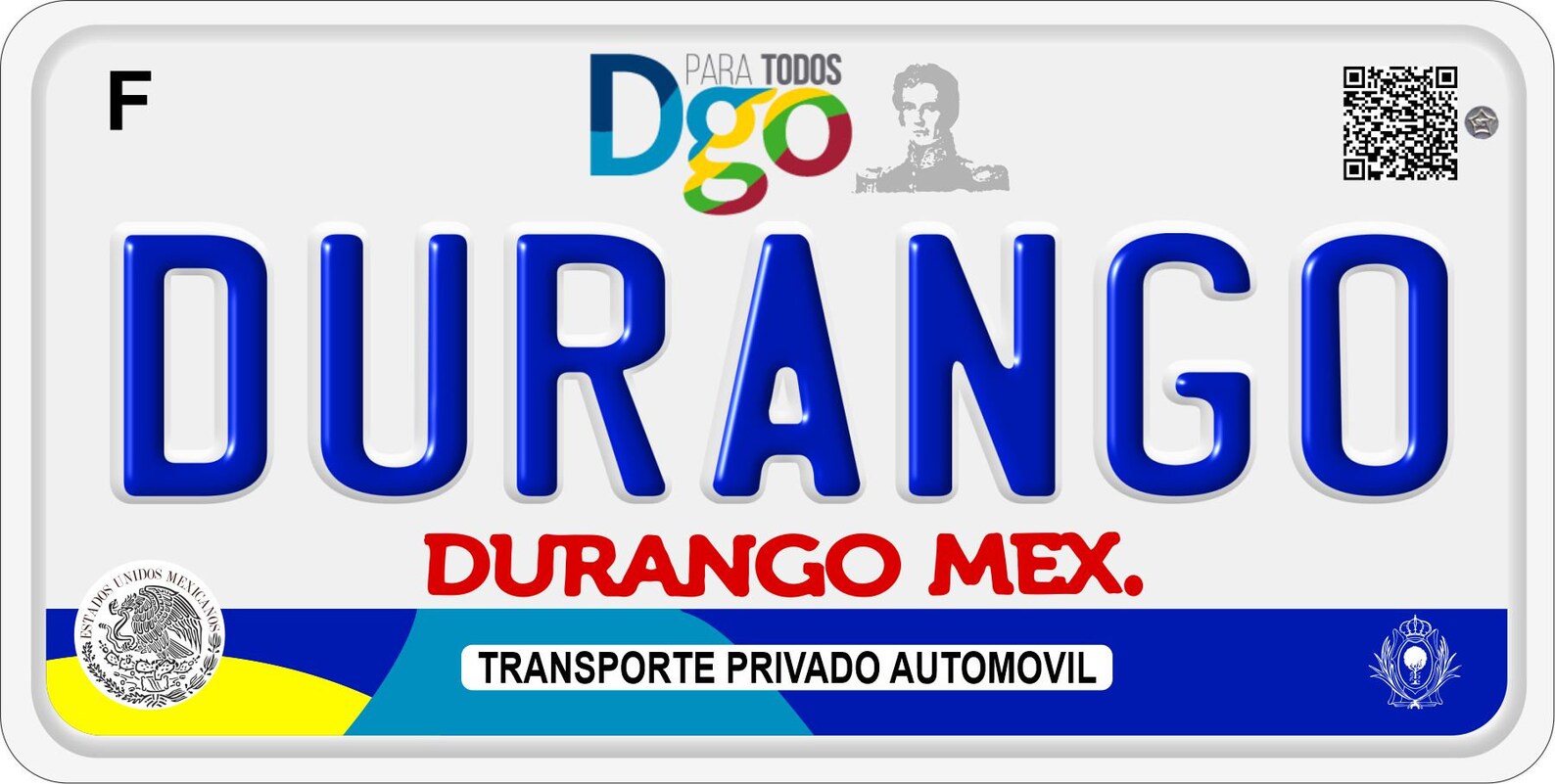 Durango placas México Placas de Licencia Personalizadas Etsy