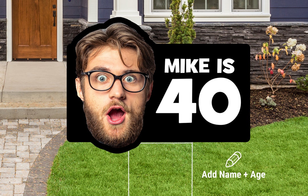 Birthday Yard Sign, 40th Birthday, Honk Birthday, Over the Hill, Happy Birthday Sign, Yard Sign