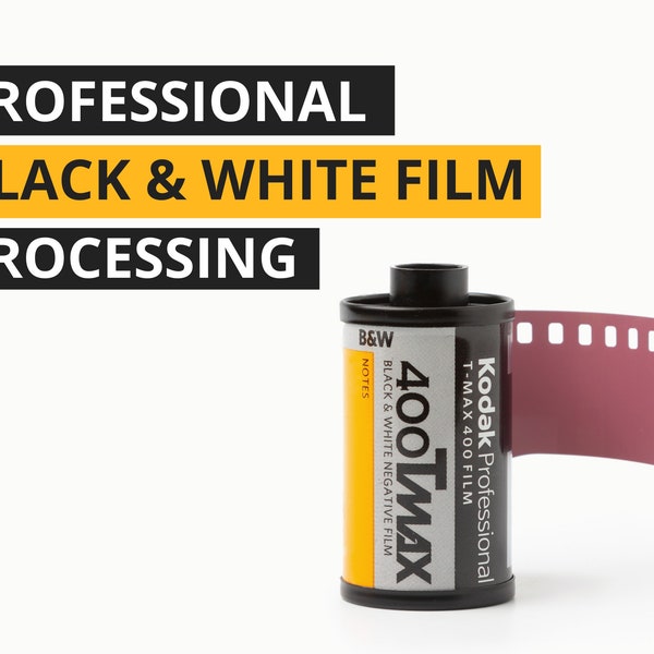 Black + White Film Processing, Black + White Film Developing, 35 mm Film Processing and Printing, BW Film Developing and Photo Printing.