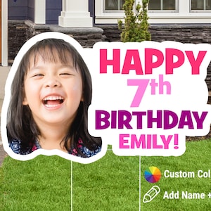 Geburtstagshof Schild, Geburtstags Schild, Happy Birthday Schild, Geburtstag Garten Dekoration, Yard Schild, Geburtstagsdekoration, Jahr, Alter