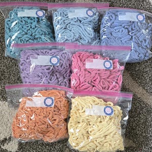 PRO 10-inch Cotton Potholder Loops Friendly Loom Pastel Daffodil Robin's Egg Powder Blue Hydrangea Lavender Carnation Tiger Lily Lotta Loops