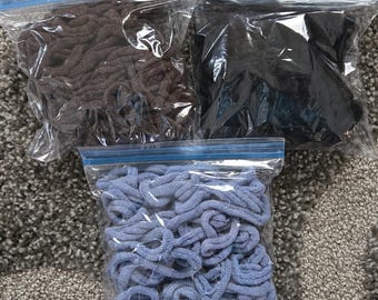DISCOUNTED OVERSTOCK 10-inch Loom PRO Loops Cotton Weaving Supplies Potholder Loops Friendly Loom Harrisville Black Chocolate Hydrangea