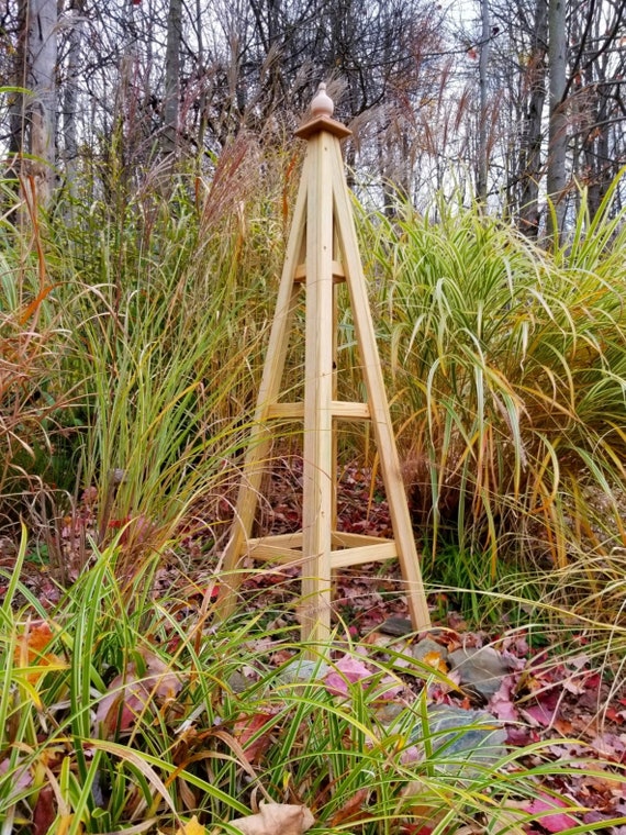 Garden Trellis Tuteur / Over 4 Feet Tall / Solid Wood / Multiple Uses / Shipping Included