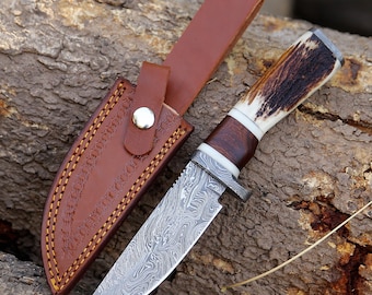 Custom Hand forged Damascus steel Pocket folding Camping tool, handmade hunting gift, gift for dad, gift for him, Thanksgiving gift for Him