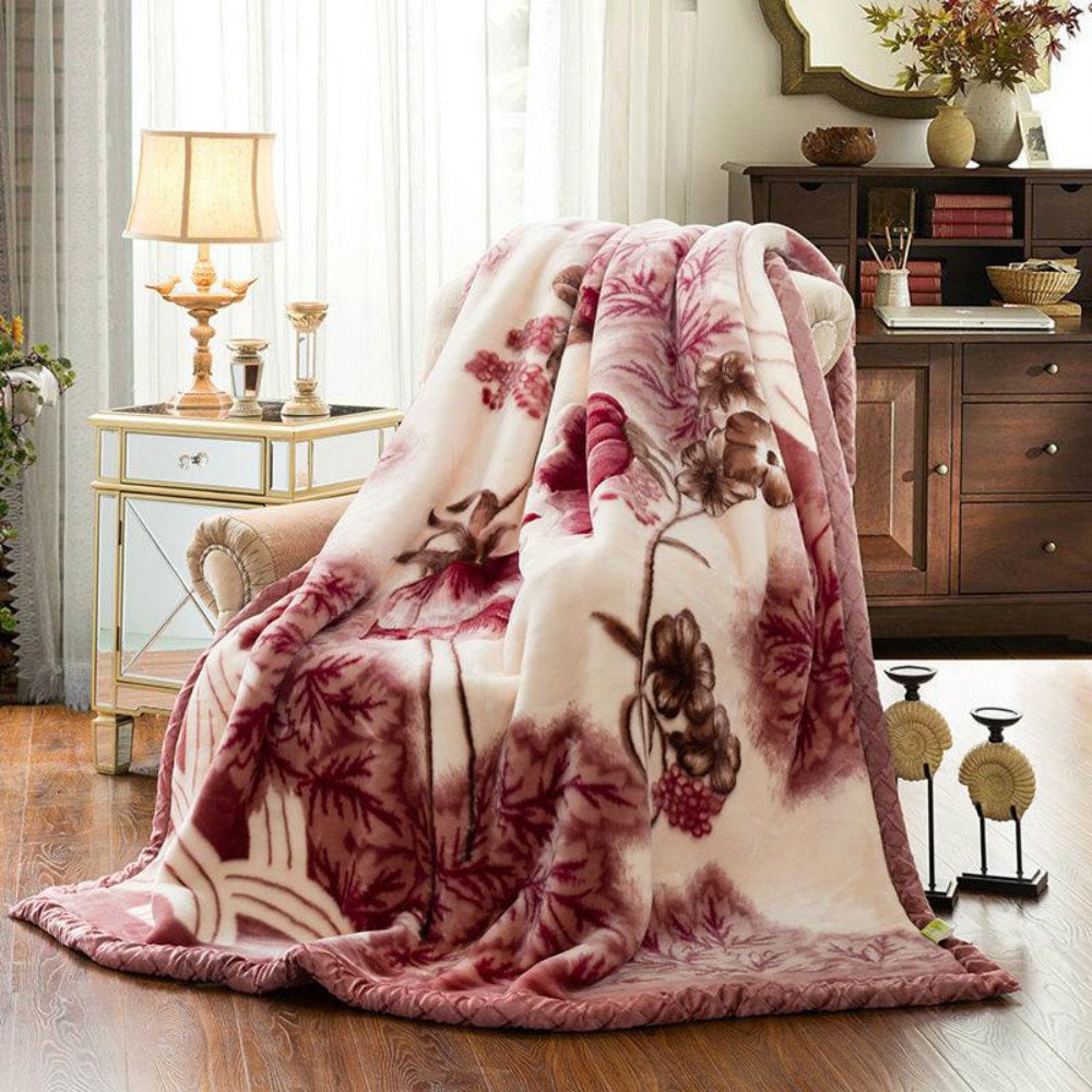 Heavy Blanket King Korean Style Fleece Blanket Plush Soft Etsy