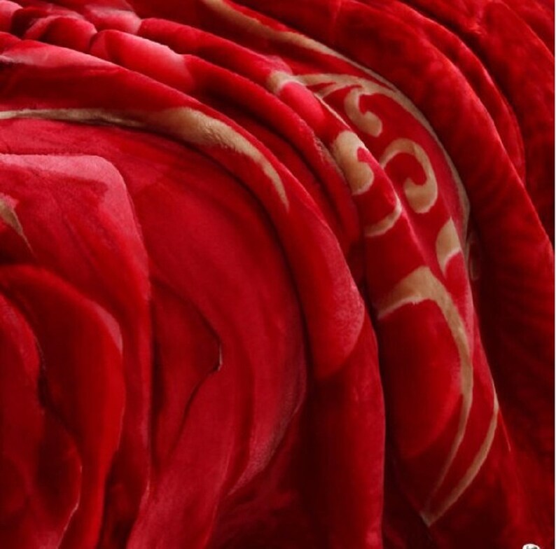 Fleece Blanket King Size, Heavy Korean Mink Blanket 85 X 95 Inches 12