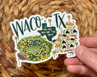Waco, TX Game Day Sticker