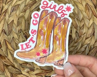 Let's Go Girls Sticker