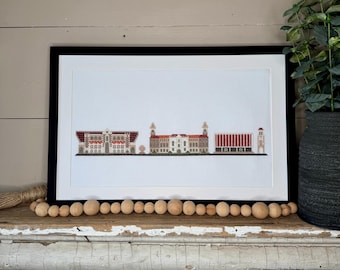 Charming Lubbock Campus Pattern DOWNLOAD