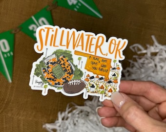 Stillwater, OK Game Day Sticker