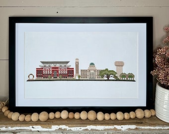 Charming College Station Campus Pattern DOWNLOAD