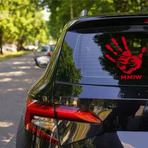 MMIW Hand Sticker Indigenous, Natives, Women, Protect, Human Rights