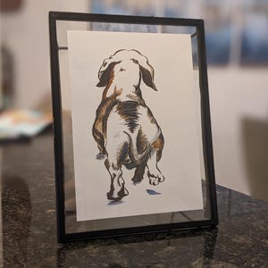 Custom Pet Portrait - Hand-Drawn (NOT AI!) Watercolor & Gouache Art for Dog Moms, Cat Dads, and Pet Lovers (Dog Mom, cat dad these gifts)