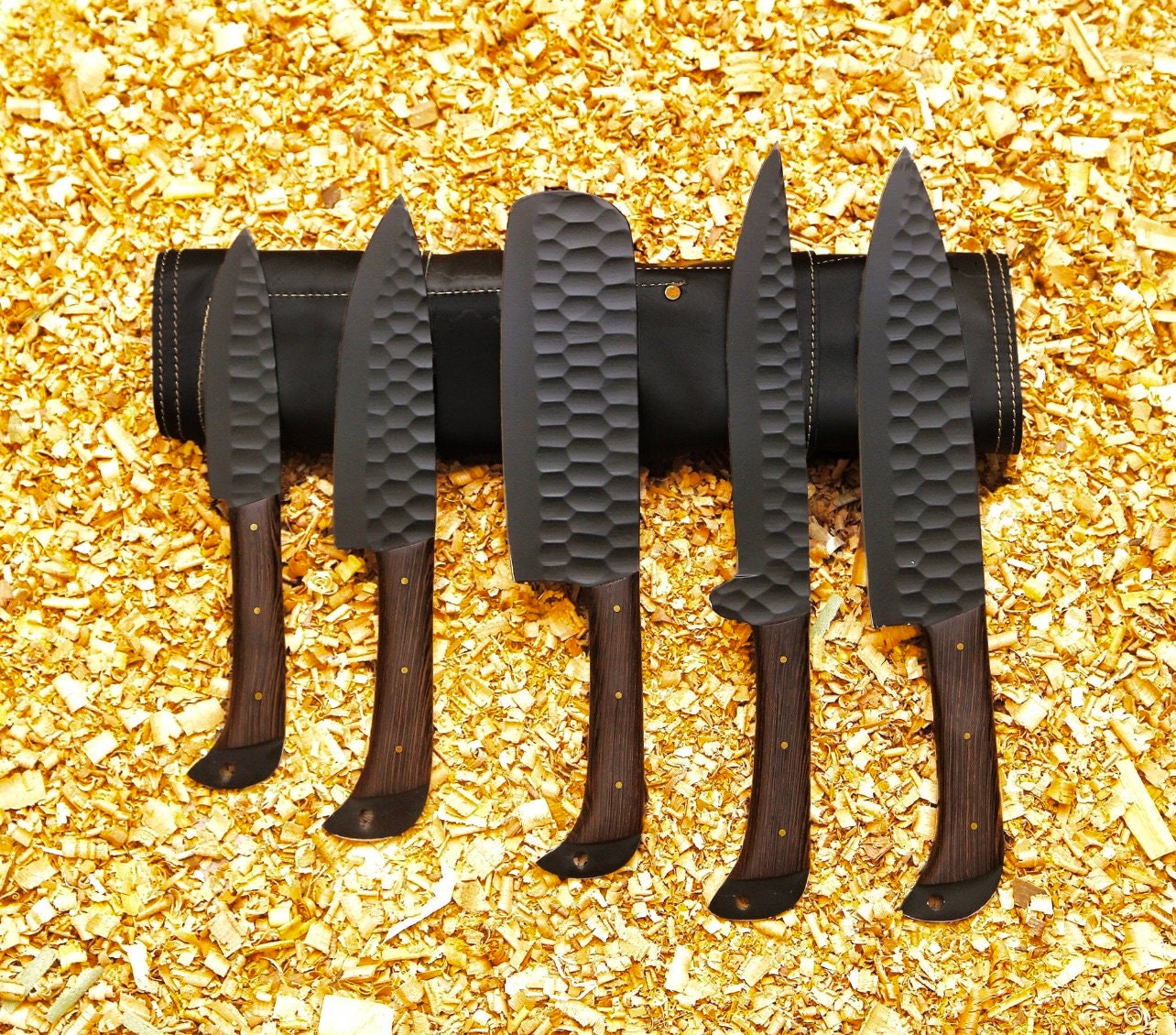 Hand Carbon Steel, D Steel Knife Set Chef Knife Set Custom Knife Set Gift for Husband