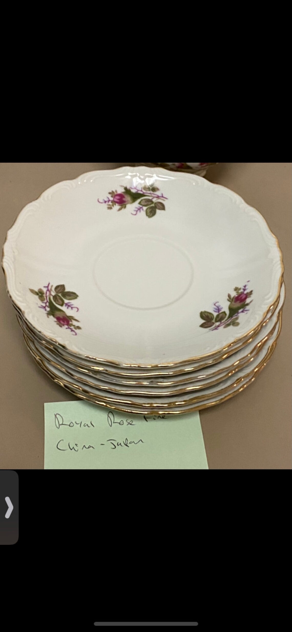 Royal Rose Tea Set by Fine China of Japan Etsy