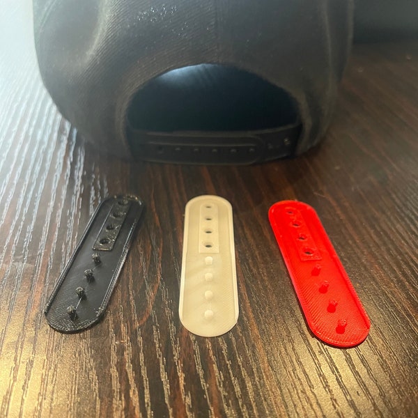 Hat strap extender SnapBack/ Snap Back (Any Color - 3D Printed)