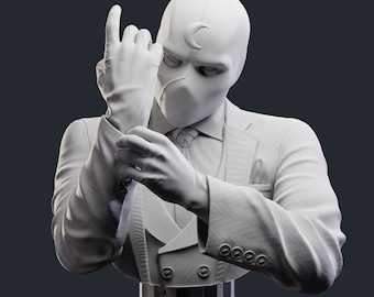 Moon Knight Suit Bust (Any Color)