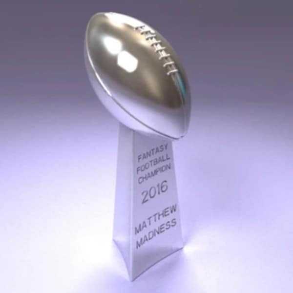 NFL Super Bowl / Fantasy Football Trophy / Custom Trophy (Any Color)