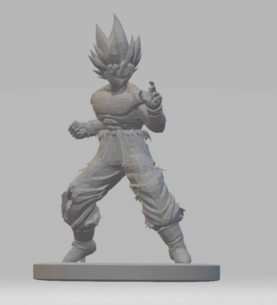 Goku super sayajin bust - Dragon Ball Z | 3D Print Model