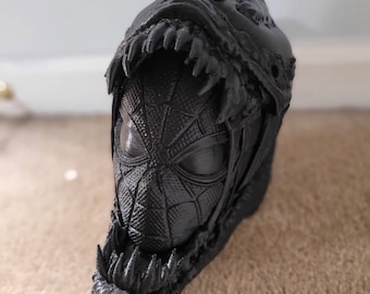 Venom Spider Man Headphone Stand | Headphone Holder, Decor, Gaming, Twitch, Office, Desktop | Spider Man Venom Bust | Paintable