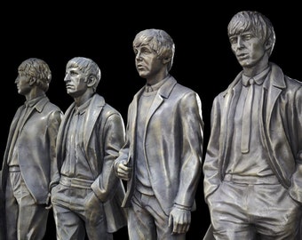 Beatles Büste Figuren (3D Druck | Beliebige Farbe)