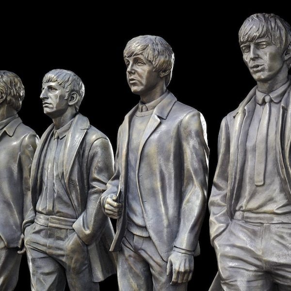 Beatles Büste Figuren (3D Druck | Beliebige Farbe)