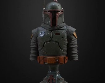 Star Wars Busts - Boba Fett, Grogu (3D Print | Any Color)