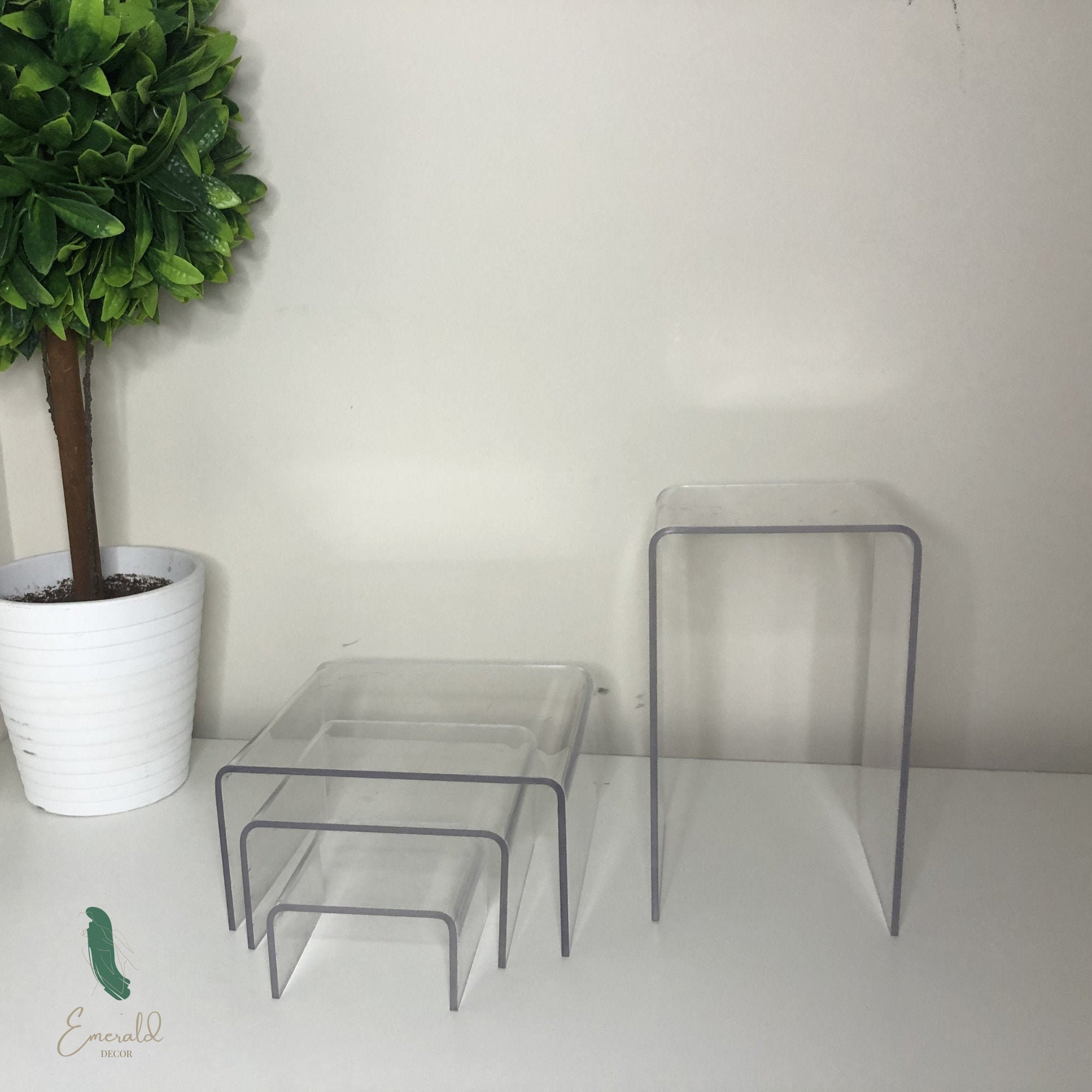 Lucite stool sale