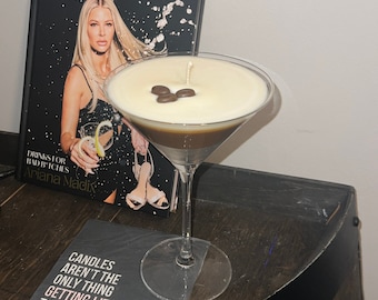 Espresso Martini Candle | Coffee Soy Wax Candle | Cocktail Candle | All Natural Candles | Coffee