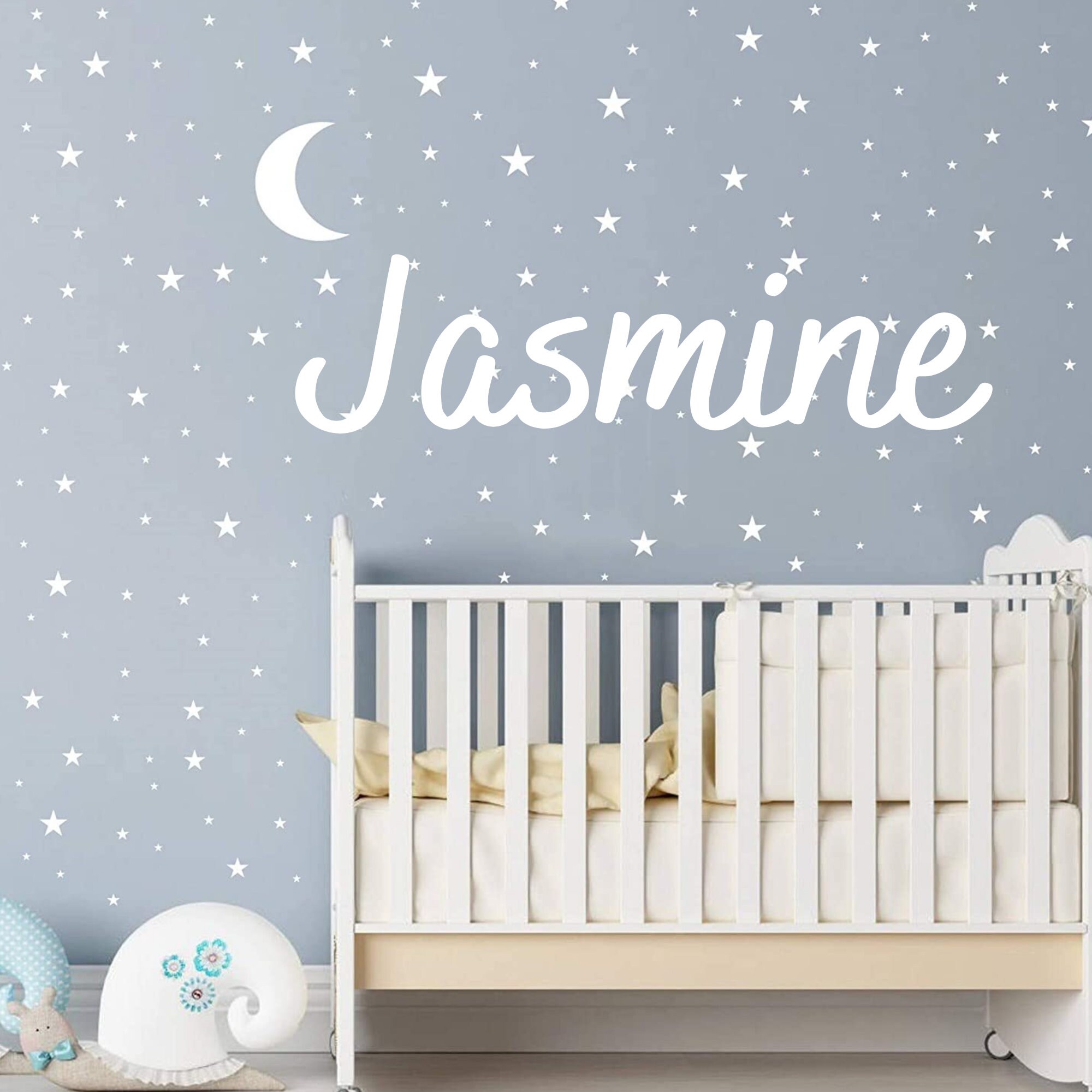 Custom Name Decal Bedroom Name Decal Childrens Room Name Etsy