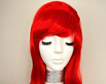 Synthetic wig Beehive Bom Long -  Red