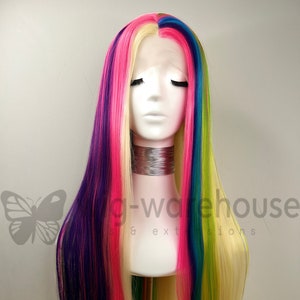 Synthetic lace wig Long  Straight -  Kandi