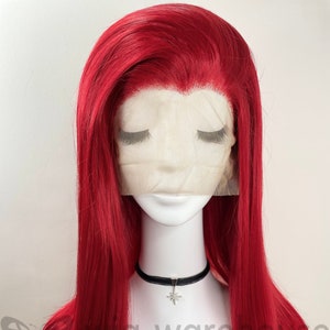 Synthetic lace wig Straight - Scarlet O&#39;Hara