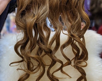 Synthetic Curly Hair Piece Colour 27 - Etsy Synthetic Curly Hair Piece Colour 27 - Etsy