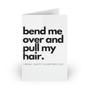 Sexy Valentine's Day Card - Valentines Day Card for Girlfriend - Funny  Valentines Day Card for boyfriend - Valentine's Gift For Him