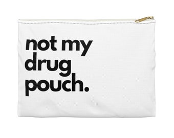 Funny stoner birthday gift, Secret Santa gag pill case, Brother's humorous drug-themed present, Adult humor pill pouch