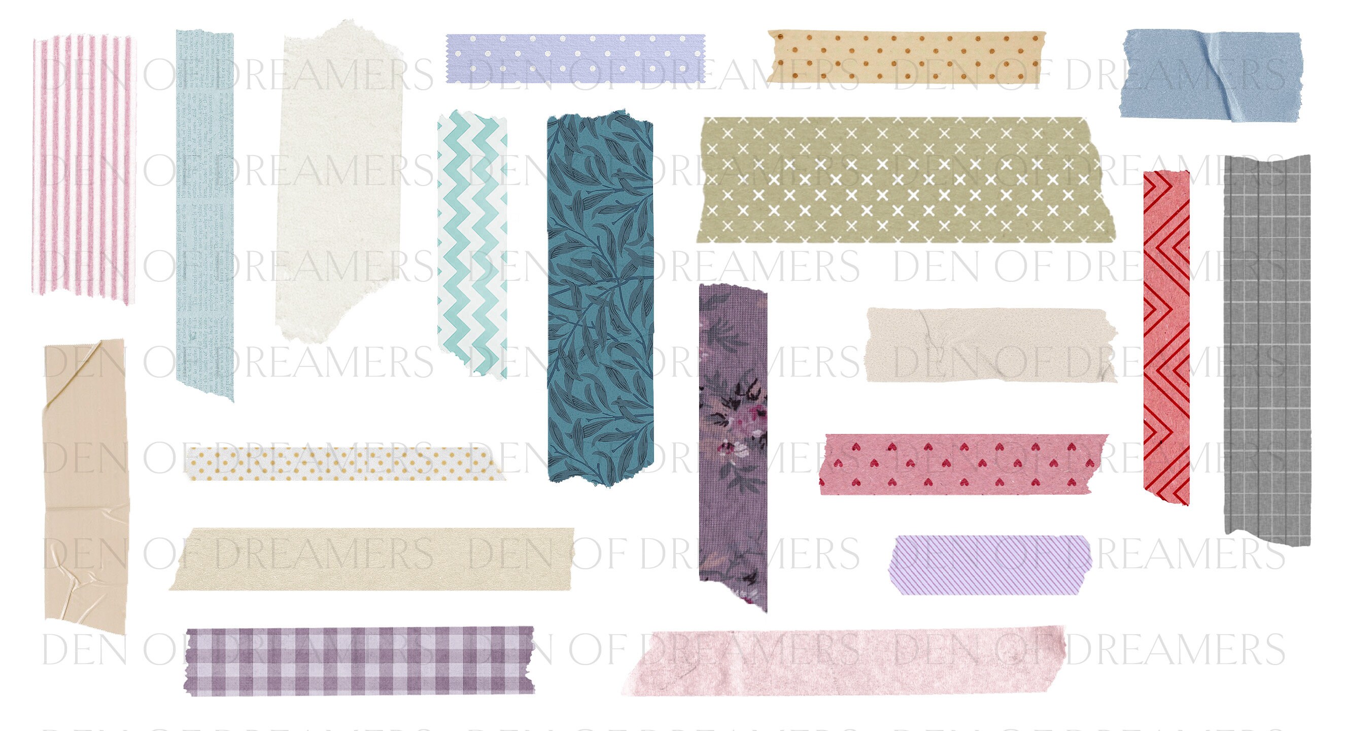 WASHI TAPE Digital Washi Tape Washi Stickers Digital Etsy