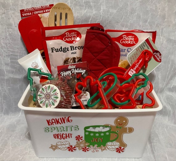 Baking Lovers Gift Basket, Christmas Gift Basket 