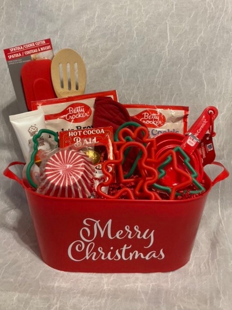 Baking Lovers Gift Basket, Christmas Gift Basket Etsy