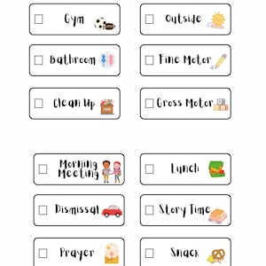 Classroom Checklist, Classroom Tags, Classroom Decor, Pre k Classroom, Morning Meeting, Pre K Task List, Classroom Themes, Canva