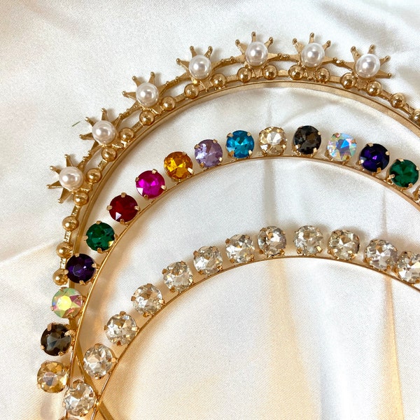 large gold headpiece