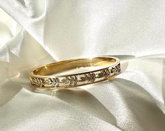 ATHENA Gold Bracelet Cuff, 14K Gold Laminated Gold Bracelet, Greek Goddess Bracelet, Valentine day gift for her