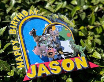 Toy Story - Customized Cake Topper