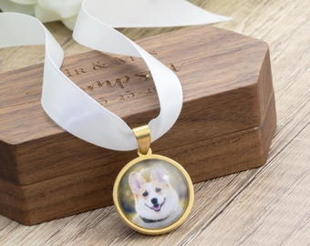 Aangepaste bruidsboeket bedel met huisdierfoto, gepersonaliseerd herdenkingscadeau, vrijgezellenfeest, huwelijksaandenken, cadeau voor bruid