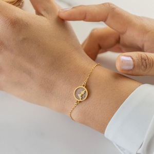Faith Bracelet for Women, Mustard Seed Jewelry, Matthew 17:20, Christian Gift, Religious Jewelry for Baptism, Communion, mountain bracelet