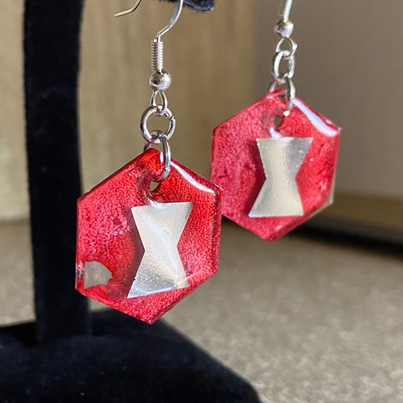 black widow earring stack