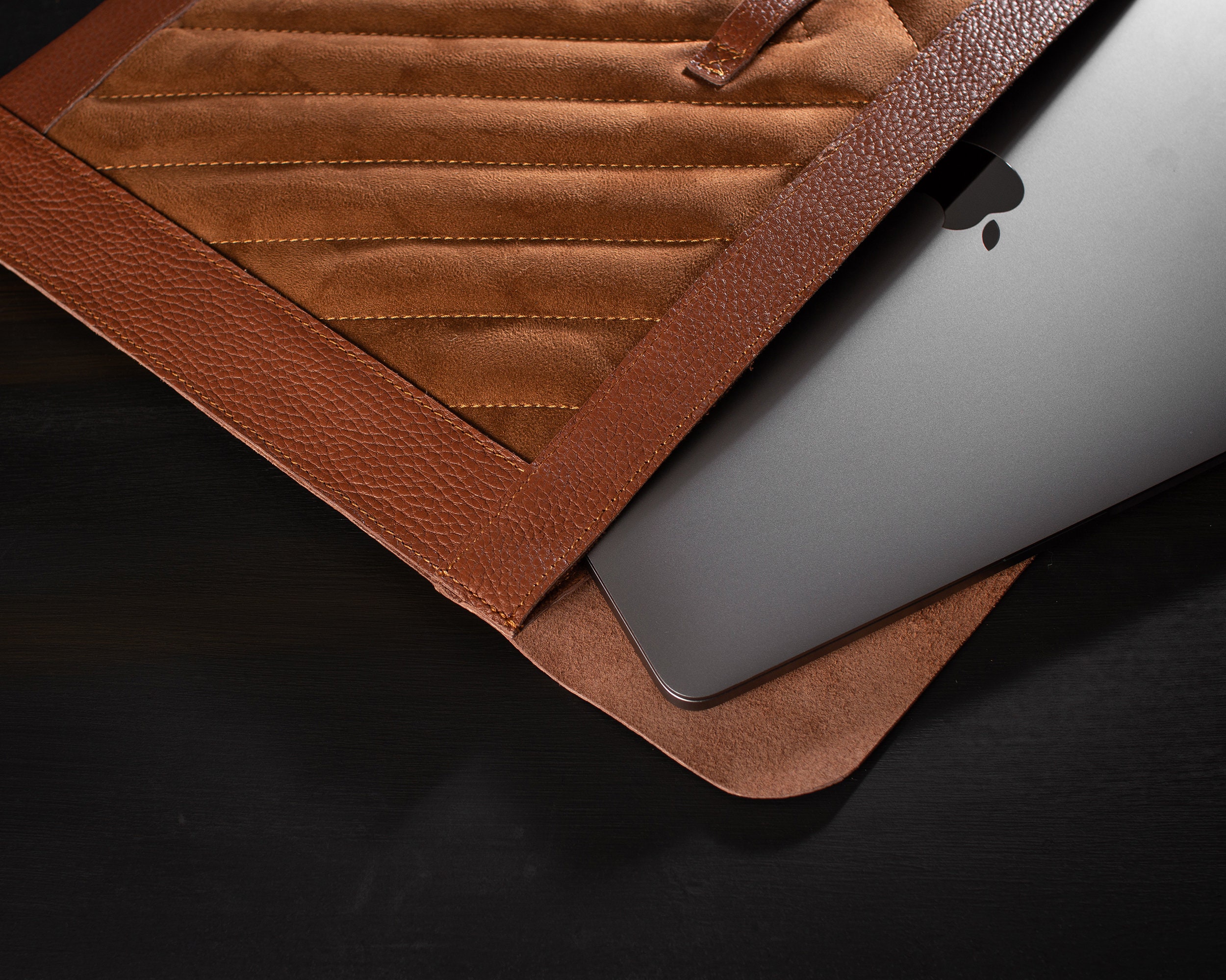 Genuine Leather Macbook Pro 16 Case Laptop Sleeve Handmade Etsy