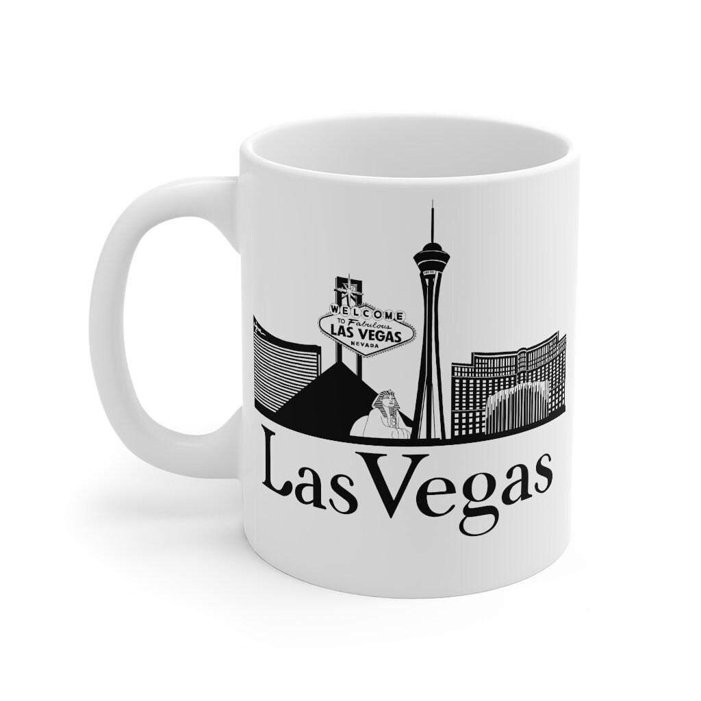 Las Vegas Skyline Coffee Mug Etsy
